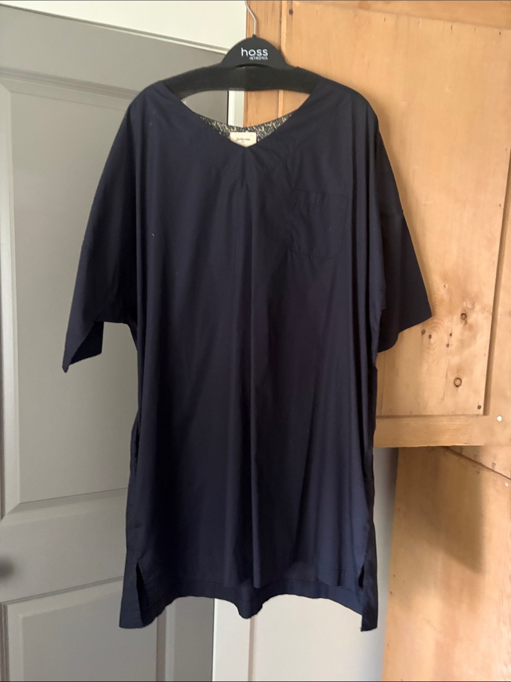 Bellerose  Deep Navy Short-Sleeve V-Neck Woman’s Dress